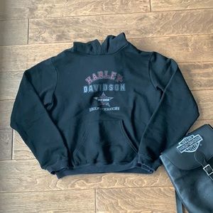 Harley-Davidson • Black Faded Sweat Sht • Size M • St Thomas, US Virgin Islands